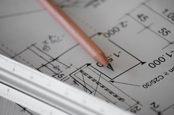 A construction blueprint