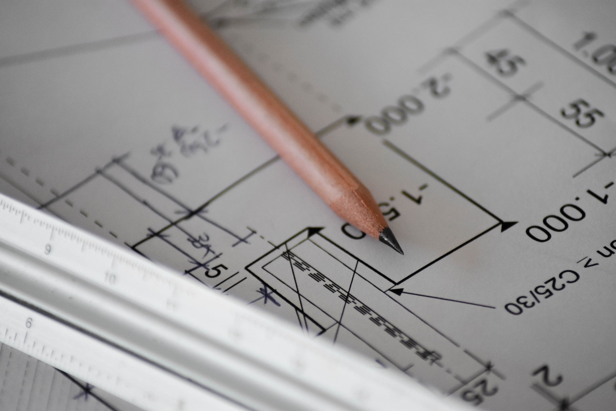 A construction blueprint